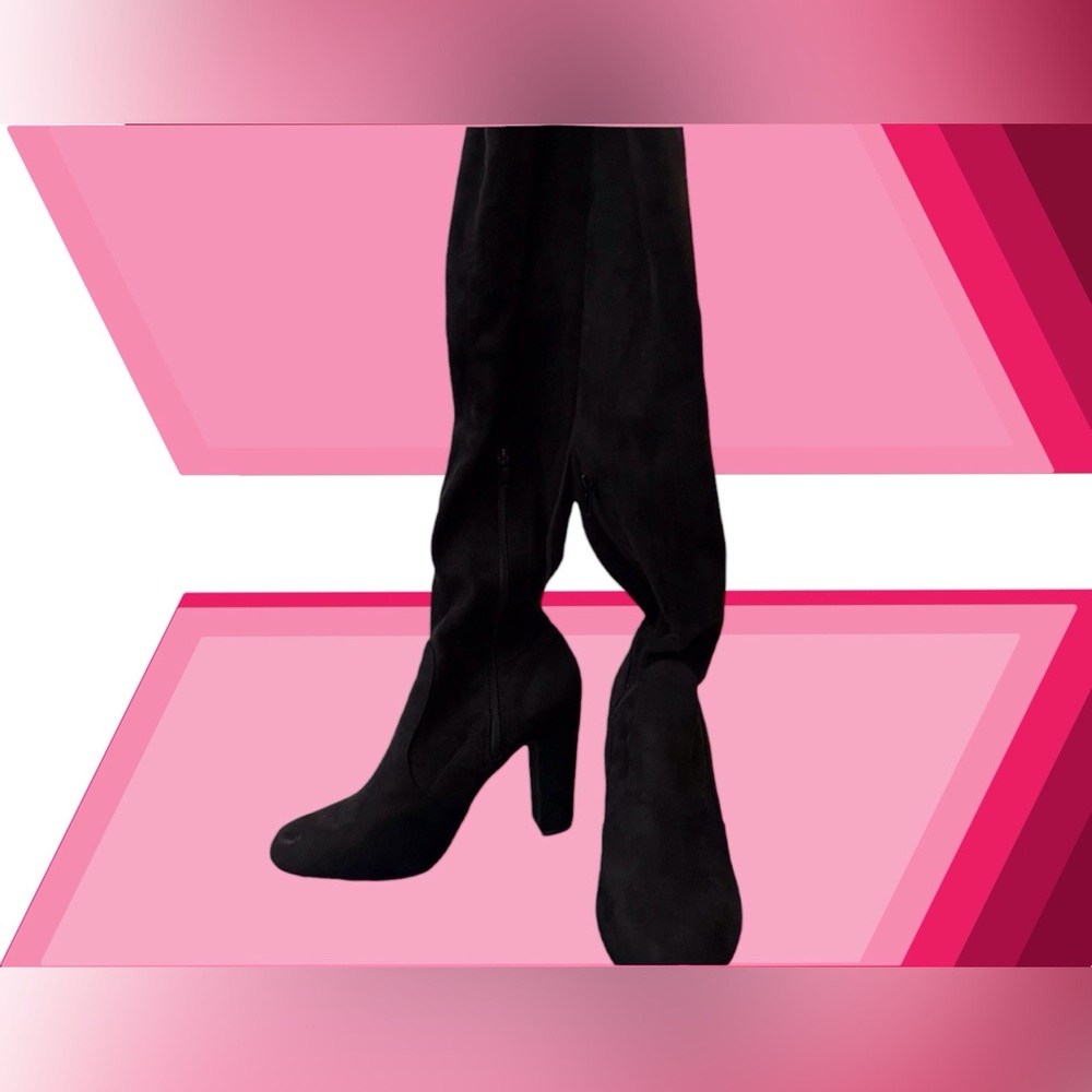 “Business Class Badass” OverKnee high Suede Boots